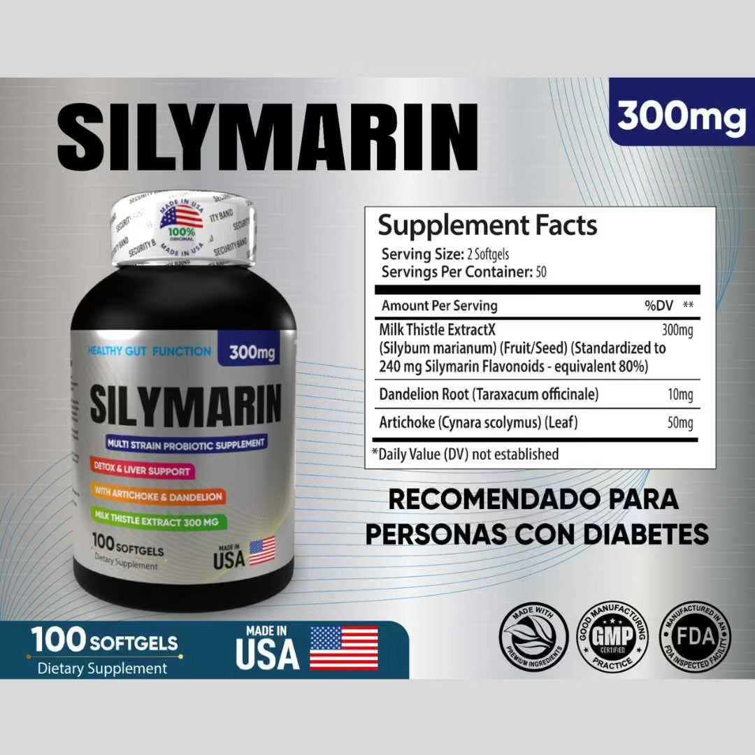 SILYMARIN 300mg – Detox