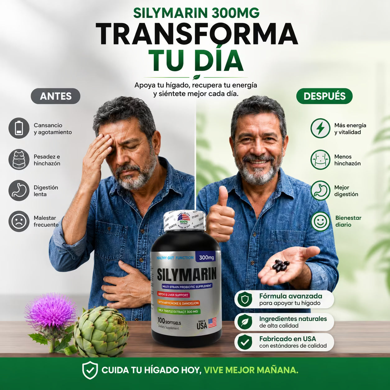 SILYMARINA 300mg – Detox