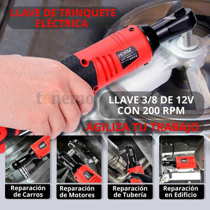 Llave Trinquete Eléctrica 12V/16.8V de 3/8